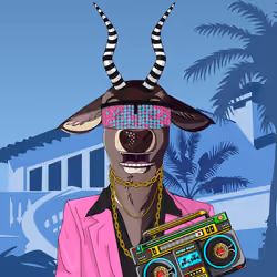 Retrowave deer #298