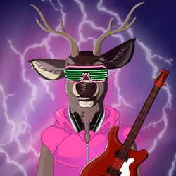 Retrowave deer #703