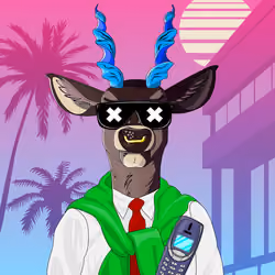 Retrowave deer #2771