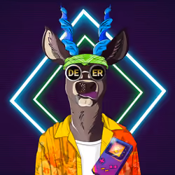 Retrowave deer #3230