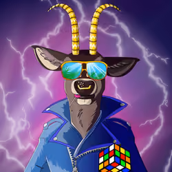 Retrowave deer #2815