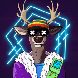 Retrowave deer #2699