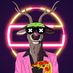 Retrowave deer #828