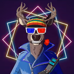Retrowave deer #798