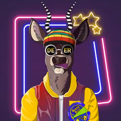 Retrowave deer #476