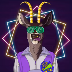 Retrowave deer #3287