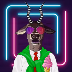 Retrowave deer #111