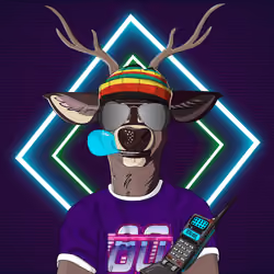 Retrowave deer #827