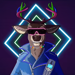 Retrowave deer #1460