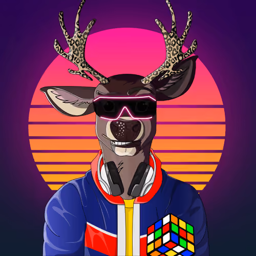 Retrowave deer #286