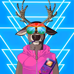 Retrowave deer #1158