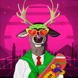 Retrowave deer #1519