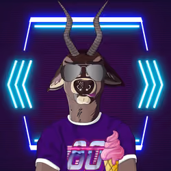 Retrowave deer #327