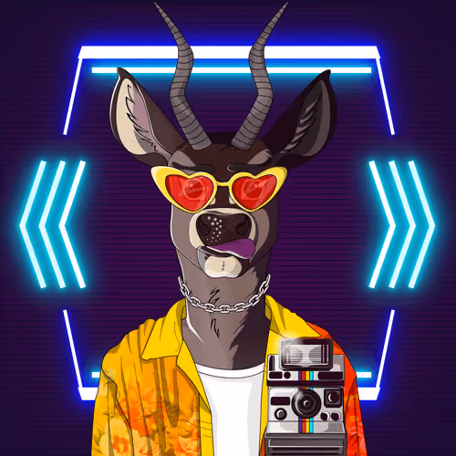 Retrowave deer #1747