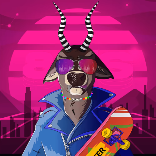 Retrowave deer #1238