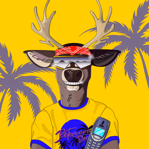 Retrowave deer #1694