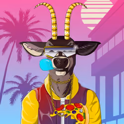 Retrowave deer #2672
