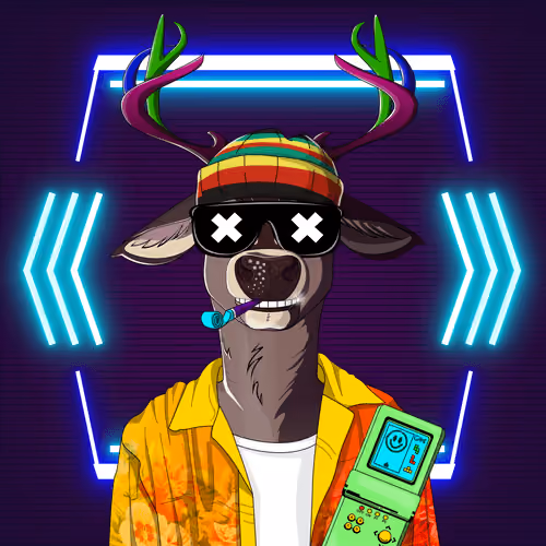 Retrowave deer #2646