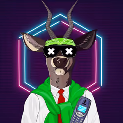 Retrowave deer #2831