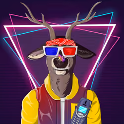 Retrowave deer #953