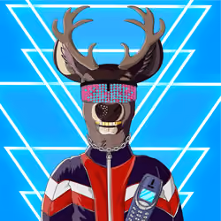 Retrowave deer #153