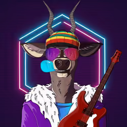 Retrowave deer #422
