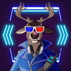 Retrowave deer #955