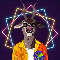 Retrowave deer #1866