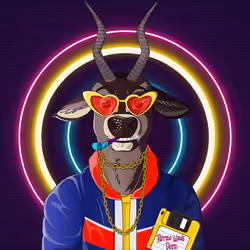 Retrowave deer #23