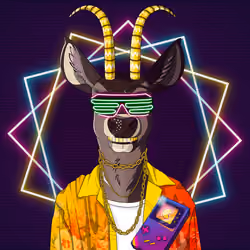 Retrowave deer #2839