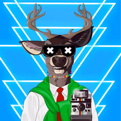 Retrowave deer #3310