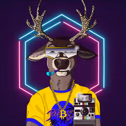 Retrowave deer #371