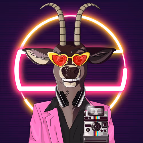 Retrowave deer #2937