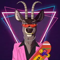 Retrowave deer #1486