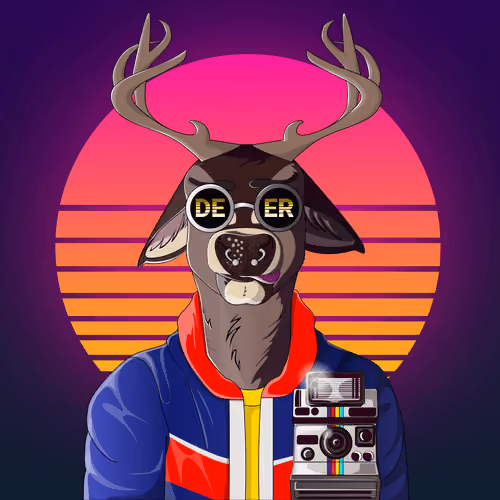 Retrowave deer #856