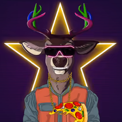 Retrowave deer #1813