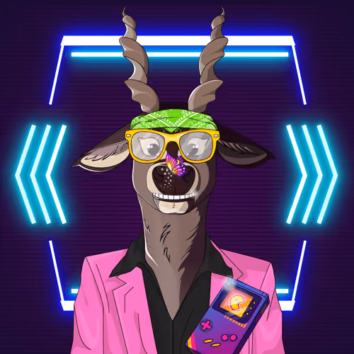 Retrowave deer #623