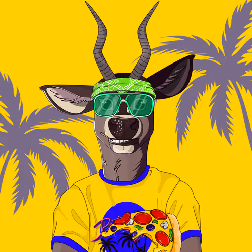 Retrowave deer #439