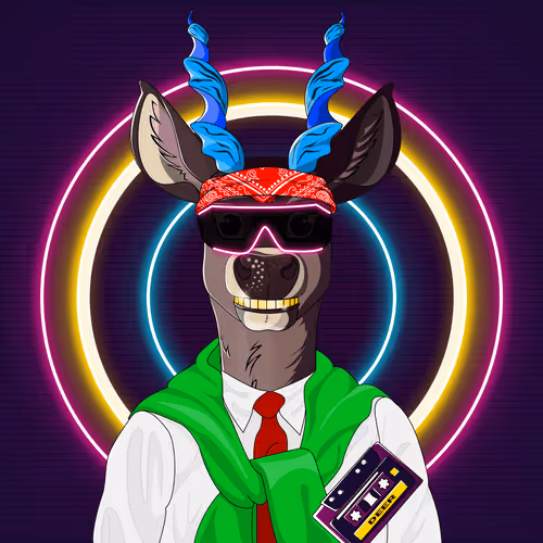 Retrowave deer #2904