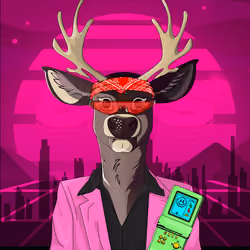 Retrowave deer #814