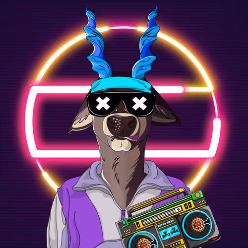 Retrowave deer #280