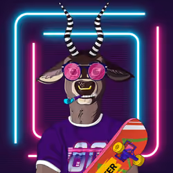 Retrowave deer #797