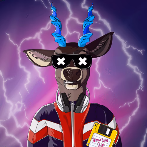 Retrowave deer #775