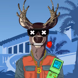 Retrowave deer #1954
