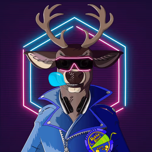 Retrowave deer #668