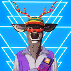 Retrowave deer #2951