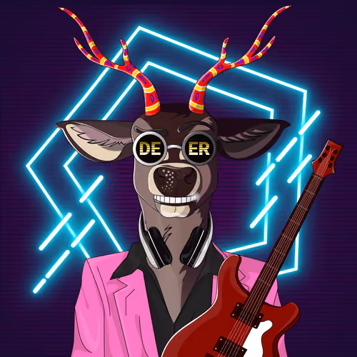Retrowave deer #52