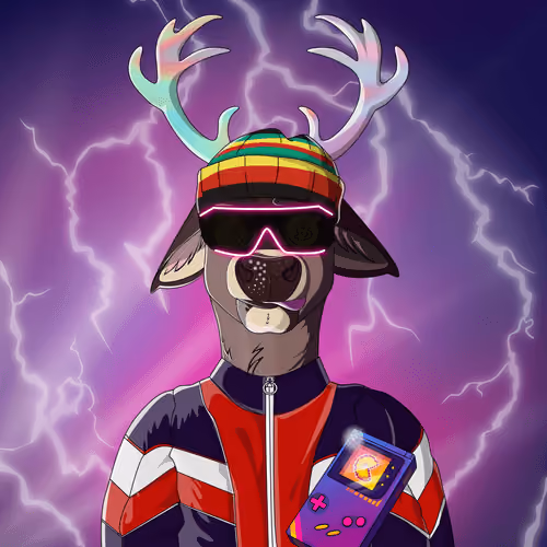 Retrowave deer #501