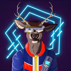 Retrowave deer #249