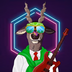 Retrowave deer #24